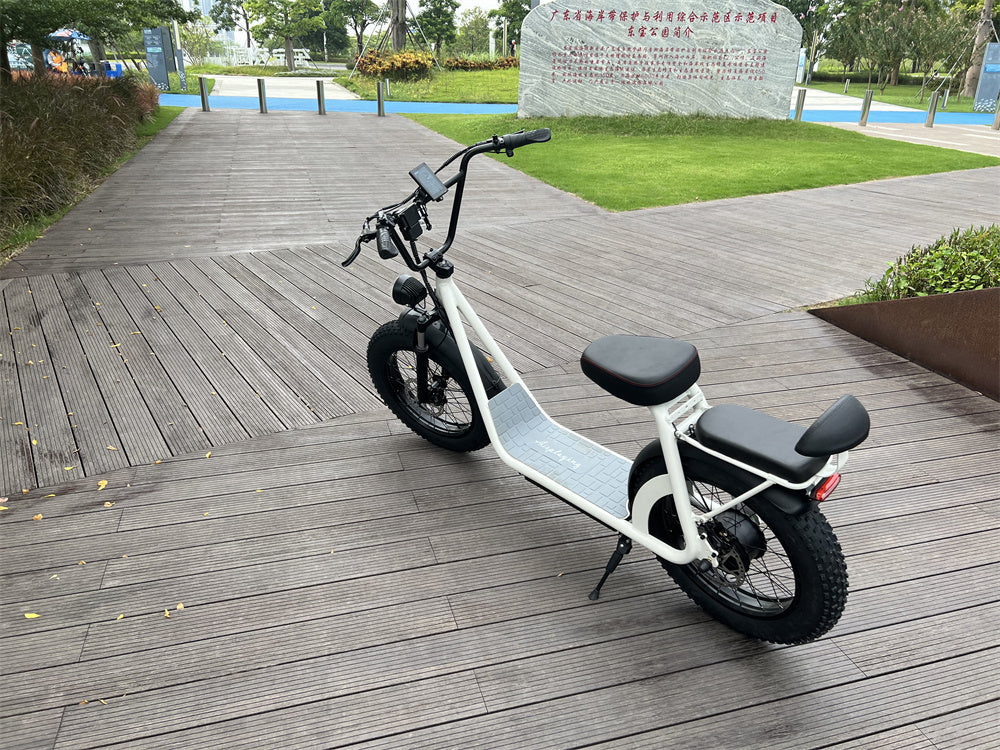 Anti theft urban electric scooter with lock