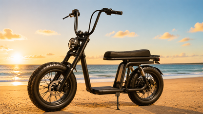 AS203 M2 Electric Cruiser Motorcycle | 60V 1500W/2000W Fat Tire Electric Bike
