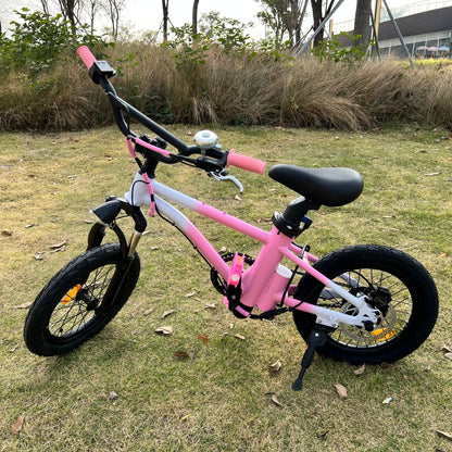 K16ピンク電動自転車 – 女の子のために作られた、優しくパワフルな自転車