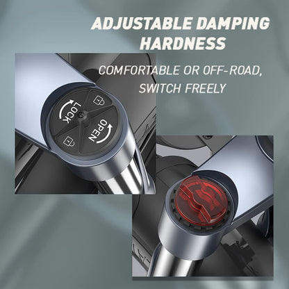 AS201 20 - Inch Fat Tire Electric Scooter Bike | Removable Battery, Dual Battery Option, Long - Range Ride - Airplaying Scooter