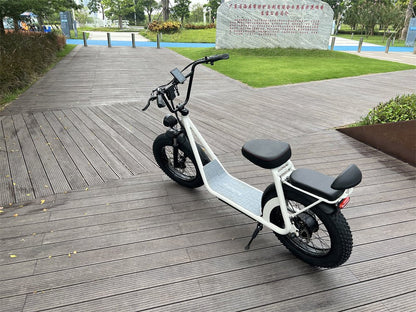 AS201 Anti - Theft Electric Scooter – 48V 1000W Motor, Long Range, NFC Unlock + Built - In Security Lock - Airplaying Scooter