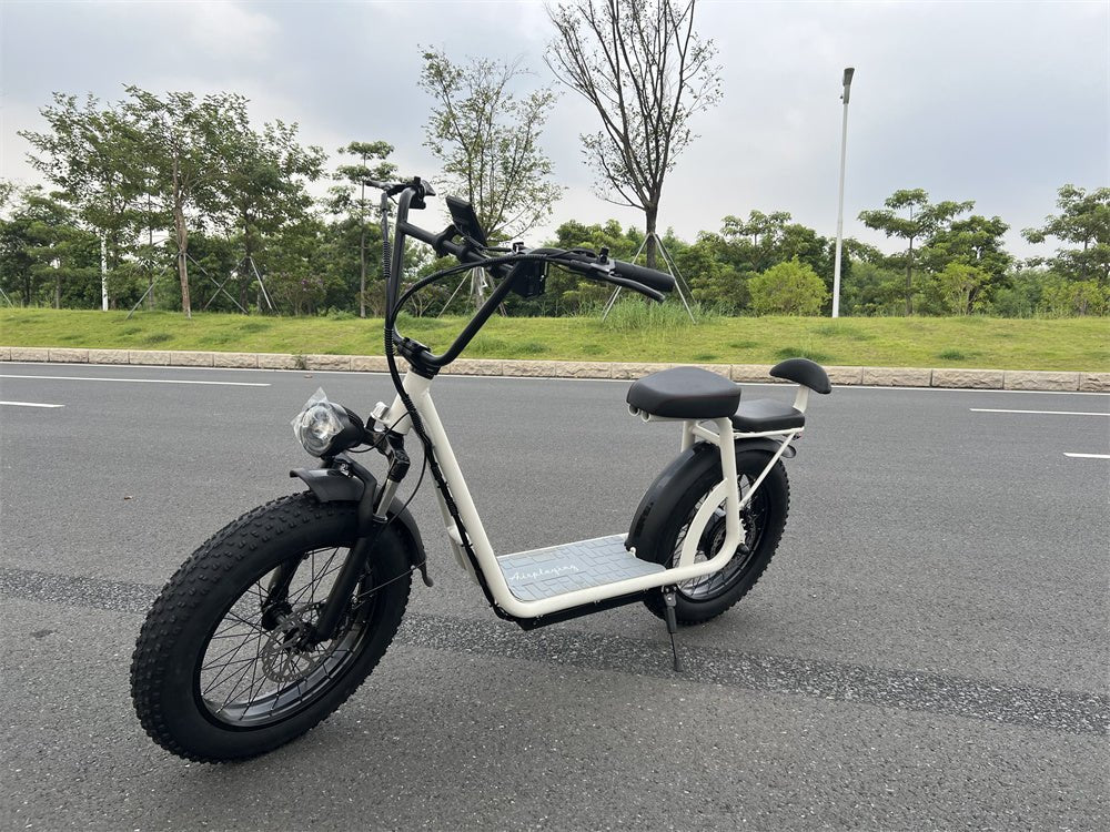AS201 Anti - Theft Electric Scooter – 48V 1000W Motor, Long Range, NFC Unlock + Built - In Security Lock - Airplaying Scooter