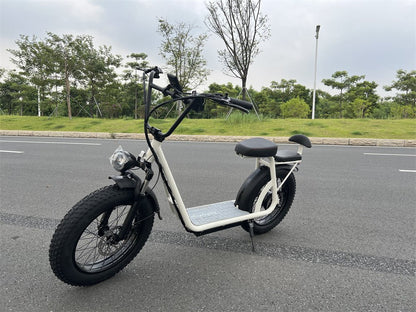 AS201 Anti - Theft Electric Scooter – 48V 1000W Motor, Long Range, NFC Unlock + Built - In Security Lock - Airplaying Scooter