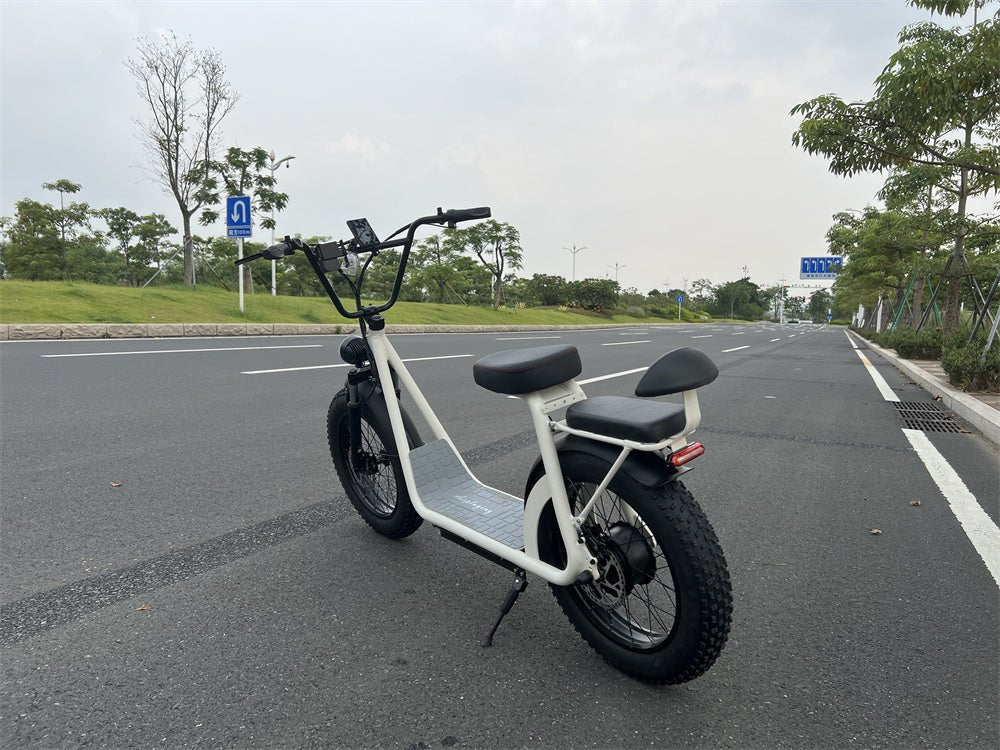 AS201 Anti - Theft Electric Scooter – 48V 1000W Motor, Long Range, NFC Unlock + Built - In Security Lock - Airplaying Scooter