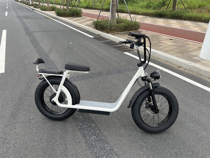 AS201 Anti - Theft Electric Scooter – 48V 1000W Motor, Long Range, NFC Unlock + Built - In Security Lock - Airplaying Scooter