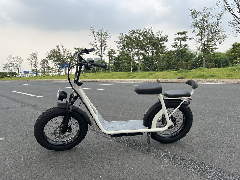 AS201 Anti - Theft Electric Scooter – 48V 1000W Motor, Long Range, NFC Unlock + Built - In Security Lock - Airplaying Scooter