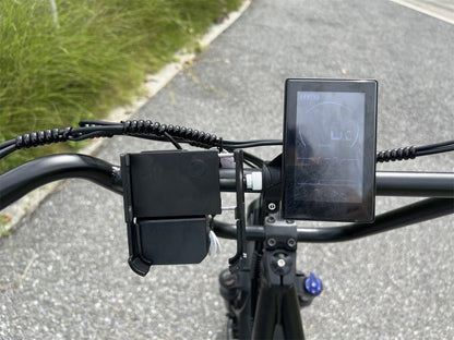 Electric bike Scooter Phone Holder with USB Charger and Bluetooth Speaker - Airplaying Scooter
