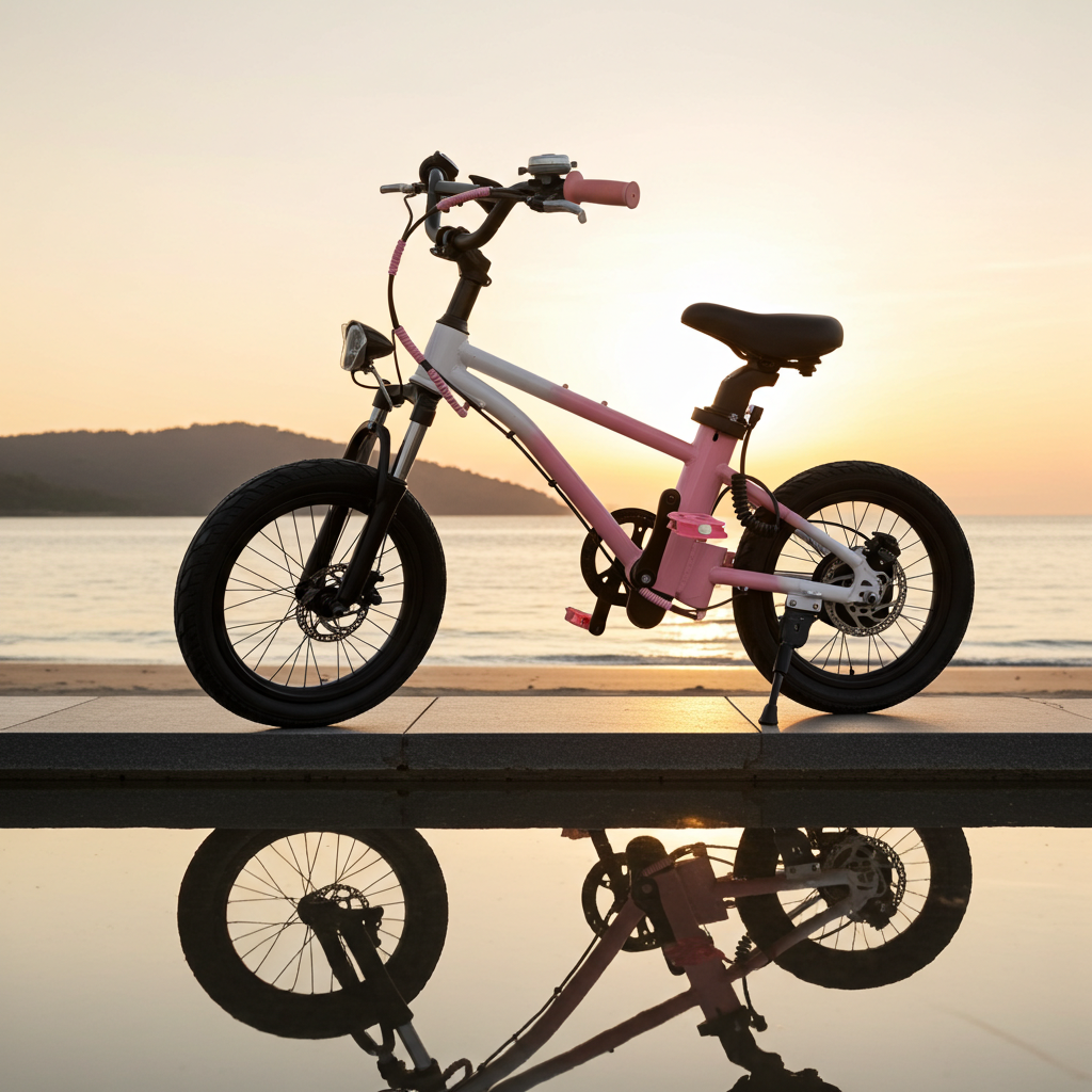 Электрический велосипед K16 розового цвета – нежная мощность, созданная специально для девочек.