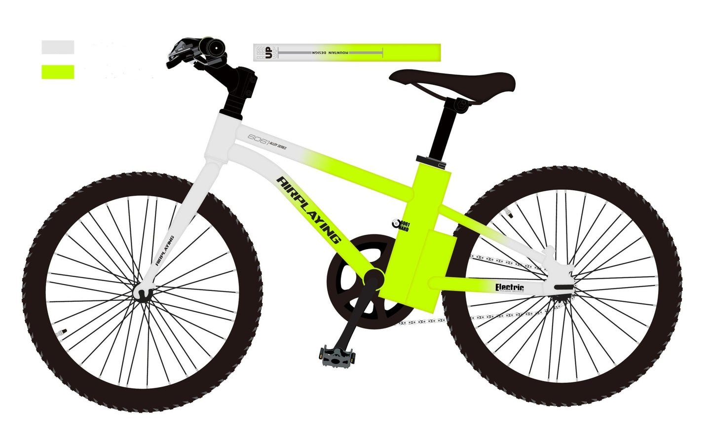 K16 Kids Electric Bike – 24V 5Ah Battery, 16 - Inch Wheel, 20km Range, Safe 20km/h Speed | Lightweight 12kg | For Kids Ages 5–10 - Airplaying Scooter