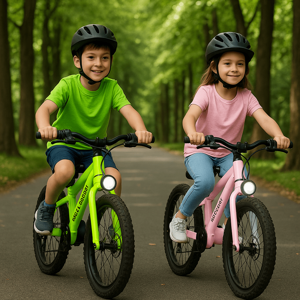 K16 Kids Electric Bike – 24V 5Ah Battery, 16 - Inch Wheel, 20km Range, Safe 20km/h Speed | Lightweight 12kg | For Kids Ages 5–10 - Airplaying Scooter
