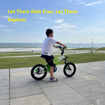 Детский электровелосипед K16 – аккумулятор 24 В 5 Ач, 16-дюймовые колеса, запас хода 20 км, безопасная скорость 20 км/ч | Легкий вес 12 кг | Для детей от 5 до 10 лет