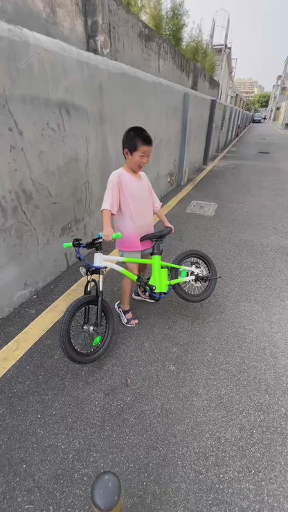 K16 Power Edition 36V-os elektromos gyerekkerékpár – Sima irányítás növésben lévő kerékpárosoknak