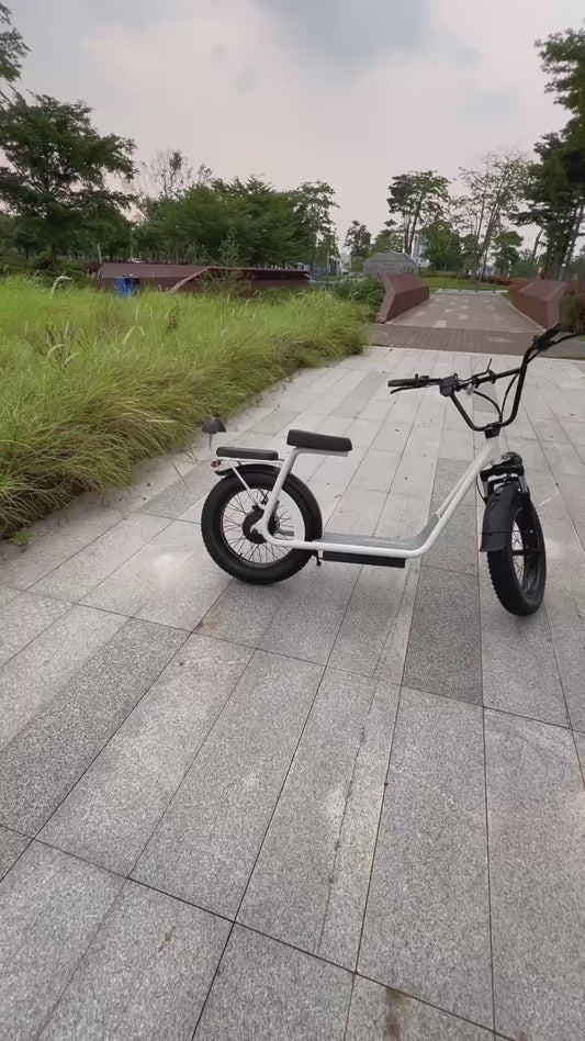 Anti theft urban electric scooter with lock