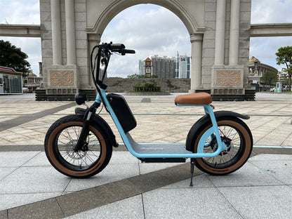 48V 1000W Adults Electric Scooter with Removable Battery