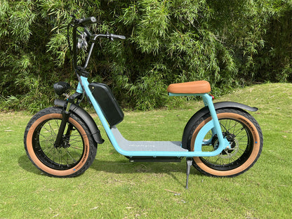 48V 1000W Adults Electric Scooter with Removable Battery
